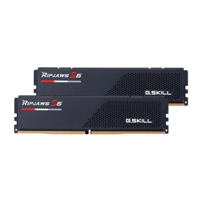 Memoria RAM G.Skill Ripjaws F5-6000J3238G32GX2-RS5K 64GB 2x32GB DDR5 6000MHz CL32 XMP Schwarz