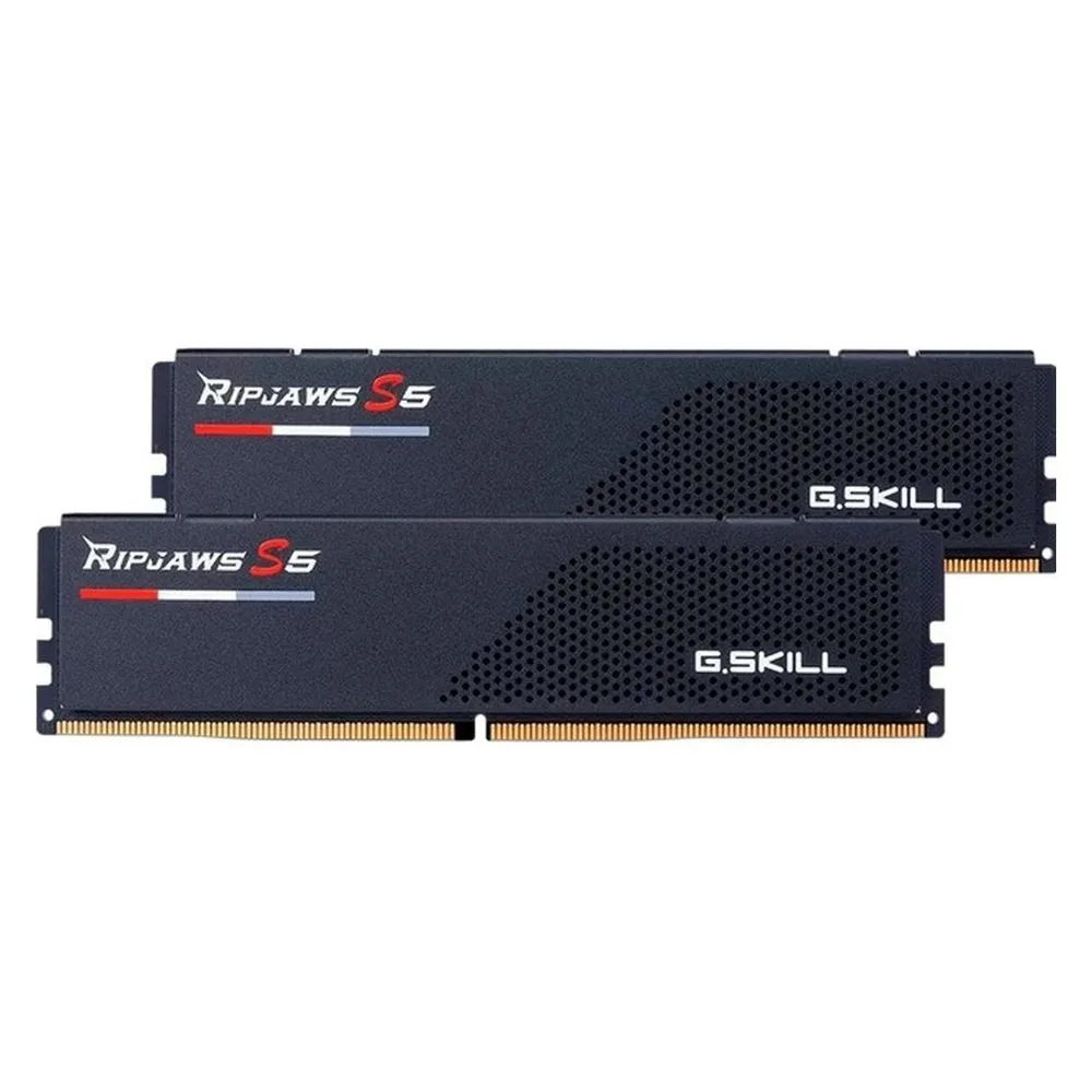 Memoria RAM G.Skill RipJaws S5 F5-6000J3636F32GX2-RS5K 64GB 2x32GB DDR5 6000MHz CL36 Intel XMP Schwarz