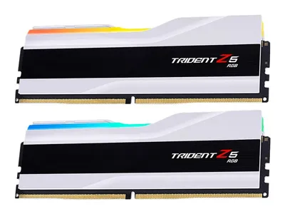 64GB DDR5-6000 G.Skill Trident Z5 RGB weiß CL36 (2x 32GB) (Intel XMP)
