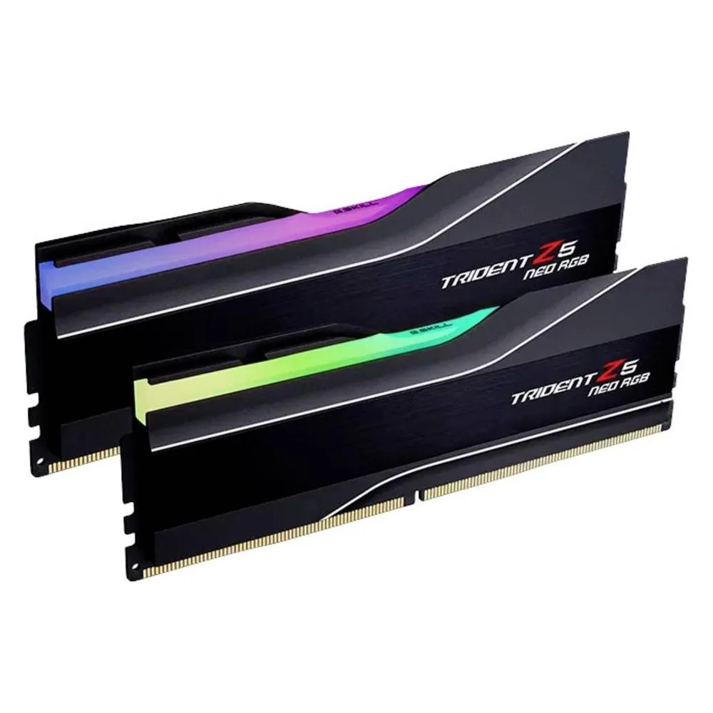 Arbeitsspeicher RAM G.Skill Trident Z5 Neo RGB 48GB 2x24GB DDR5 6000MHz CL40 AMD EXPO Schwarz