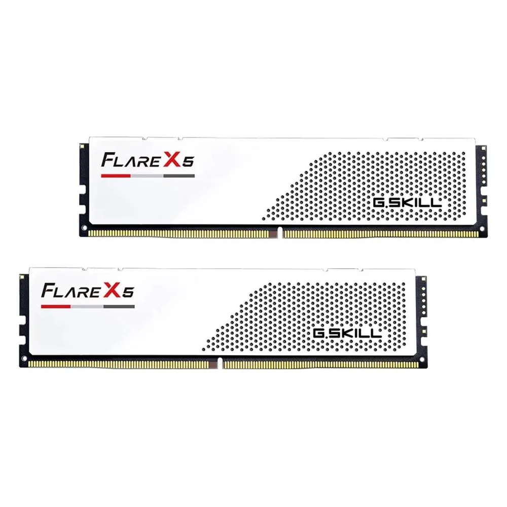 Memoria RAM G.Skill F5-6000J3036F24GX2-FX5W 48GB 2x24GB DDR5 6000MHz CL30 AMD EXPO Weiß