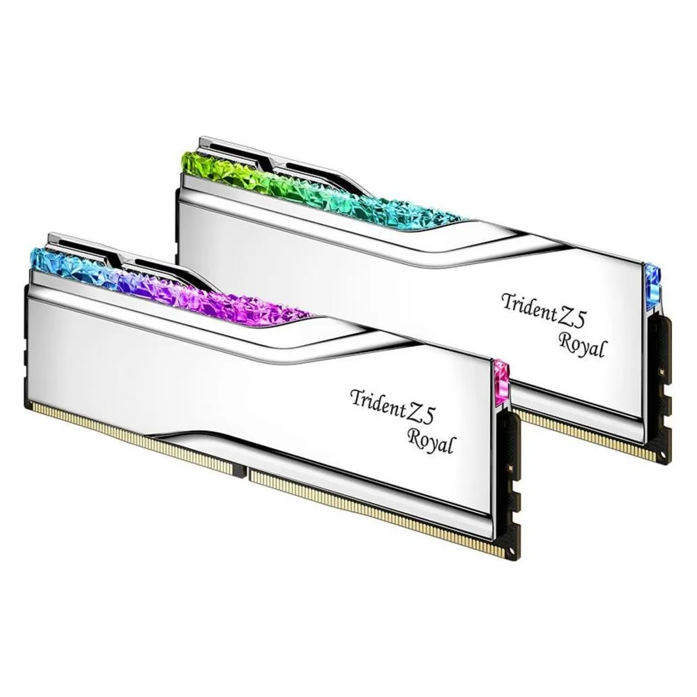 Memoria RAM G.Skill Trident Z5 Neo RGB F5-6800J3445G16GX2-TR5S 32GB 2x16GB DDR5 8000MHz CL34 Kit RGB Intel XMP Plata