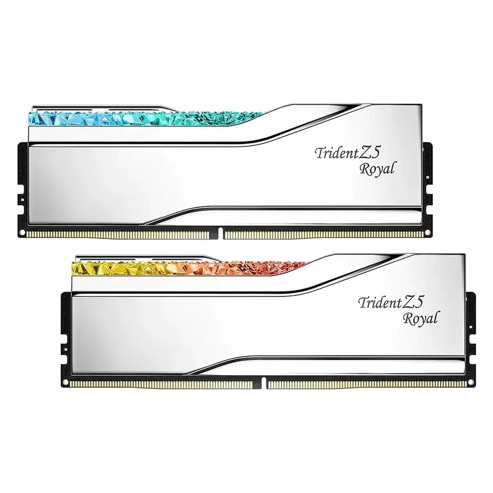 Memoria RAM G.Skill Trident Z5 Royal 32GB 2x16GB DDR5 6400MHz CL32 RGB Intel XMP Multicolor