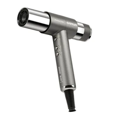 Professioneller Ionen Föhn G3Ferrari G30061 2000W 3 Temperaturstufen 3 Geschwindigkeiten Diffusor Grau