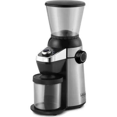 Kaffeemühle Gaggia MD15 Edelstahl Konisches Mahlwerk 300 g Schwarz