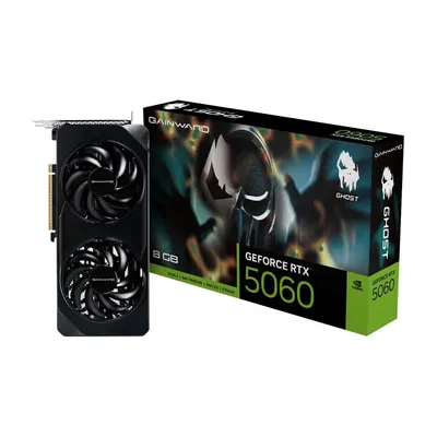 Gainward GeForce RTX 5060 8 GB GDDR7 DLSS 4 HDMI/Tri DisplayPort RGB-Grafikkarte