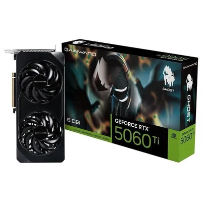 Grafikkarte Gainward GeForce RTX 5060 Ti Ghost 8GB GDDR7 Reflex 2 RTX AI DLSS4