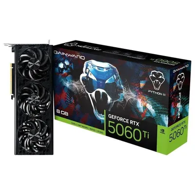 Grafikkarte Gainward GeForce RTX 5060 Ti Python III 8GB GDDR7 Reflex 2 RTX AI DLSS4