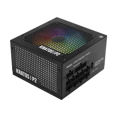 Gamdias 750W Netzteil 80+ Gold zertifiziert Helios P2-750G Modulare Schutzvorrichtungen