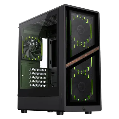 Mini Tower GameMax AERIS 330 GB Schwarz Glas RGB