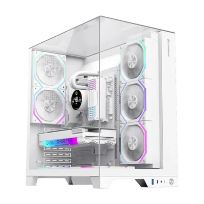 Tower GameMax Infinity Pro WH ATX Weiss Glas RGB USB-C