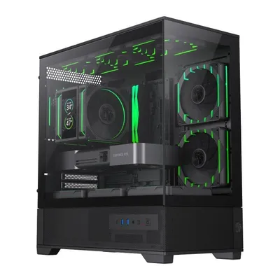 Gehäuse GameMax VISTA 2 MB Mini Tower Schwarz Tempered Glass Gaming