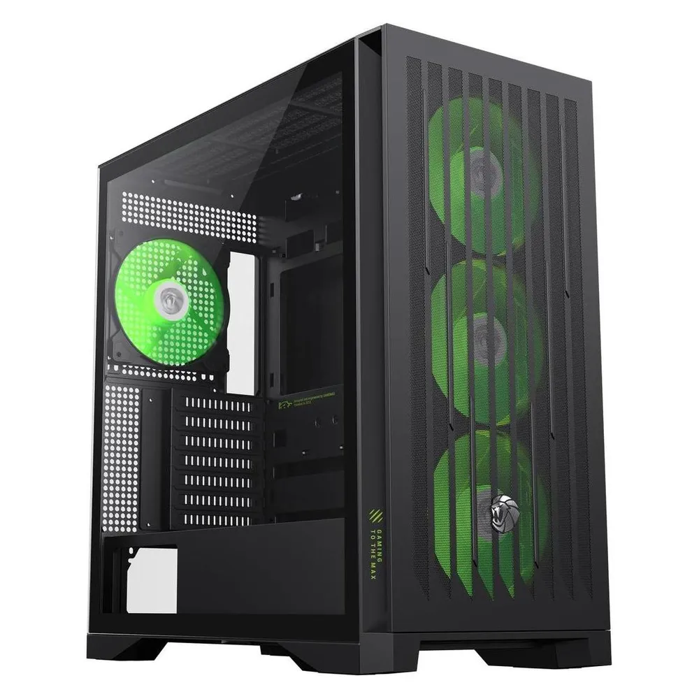 Tower GameMax Leader 2 BK Full Tower ATX Mesh Glas Gaming