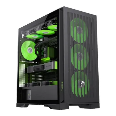 Tower GameMax Leader 2 BK Full Tower ATX Mesh Glas Gaming