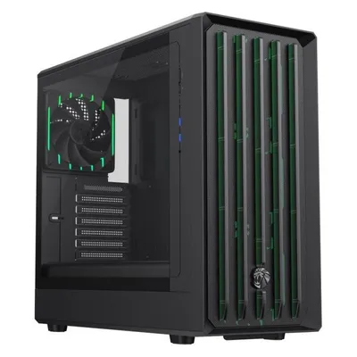 PC Gehäuse GameMax CLAW 460 BK ATX Midi Tower RGB Glas Schwarz