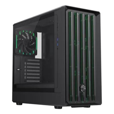 PC Gehäuse GameMax CLAW 460 BK ATX Midi Tower RGB Glas Schwarz