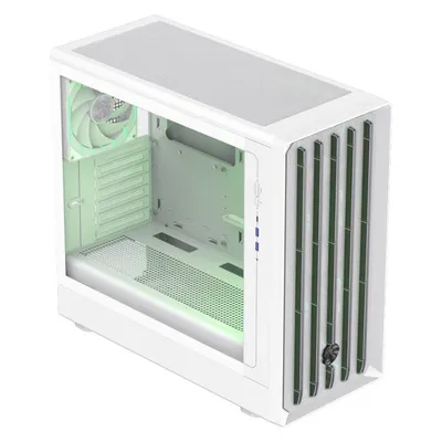 ATX Tower GameMax CLAW 460 WH Weiss Mesh Gehärtetes Glas RGB