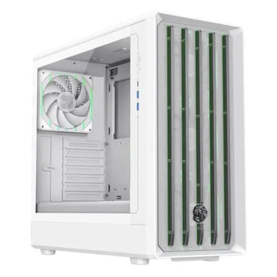 ATX Tower GameMax CLAW 460 WH Weiss Mesh Gehärtetes Glas RGB
