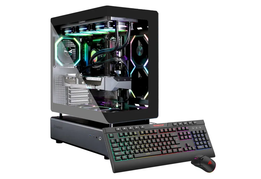 GAMEMAX N80 BK 8044 AMD Ryzen 7 9850X3D 32GB DDR5 2TB SSD RTX 5080 Gaming-PC (AMD Ryzen 7 9850X3D, RTX 5080, 32 GB RAM, 2000 GB SSD, Wasserkühlung, Windows 11, DDR5 RAM, Wasserkühlung)
