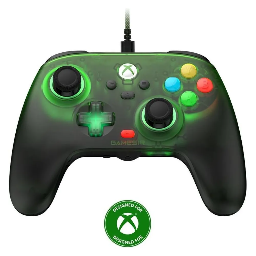 Controller GameSir T7 Pro Retro Green mit Kabel für PC und Xbox