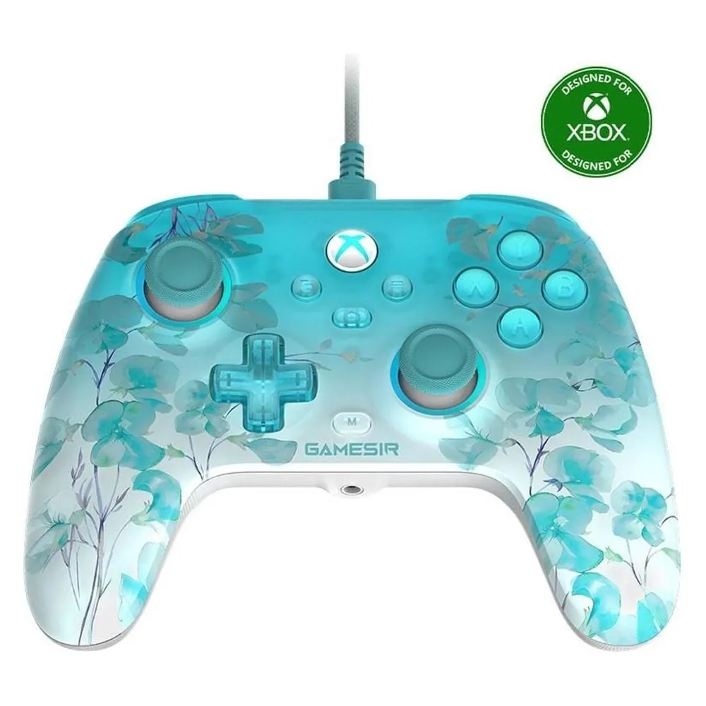 Controller GameSir T7 Pro (Floral) mit Kabel für PC und Xbox