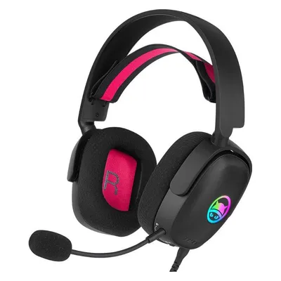 Gamiac HS71 Gaming-Kopfhörer kabelgebunden USB-C 7.1 Sound Mikrofon Noise Cancelling RGB Schwarz