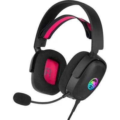 Gamiac HS71 Gaming-Kopfhörer kabelgebunden USB-C 7.1 Sound Mikrofon Noise Cancelling RGB Schwarz