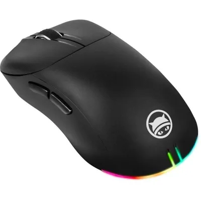 Maus Gamiac PA50 USB Type-C 12400 DPI RGB 6 Tasten Schwarz