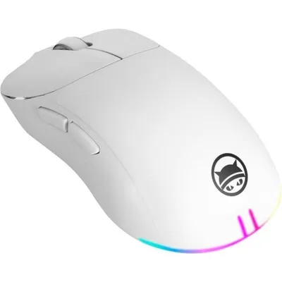 Maus GAMIAC PA50 Ultraleicht USB Type-C 12400 DPI RGB Weiß Ergonomisch