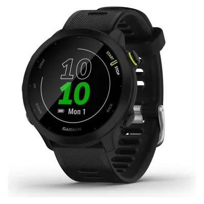 Garmin Forerunner 55 Bluetooth GPS 42mm Schwarz MIP Wasserdicht 5ATM Pulsuhr Schlaf