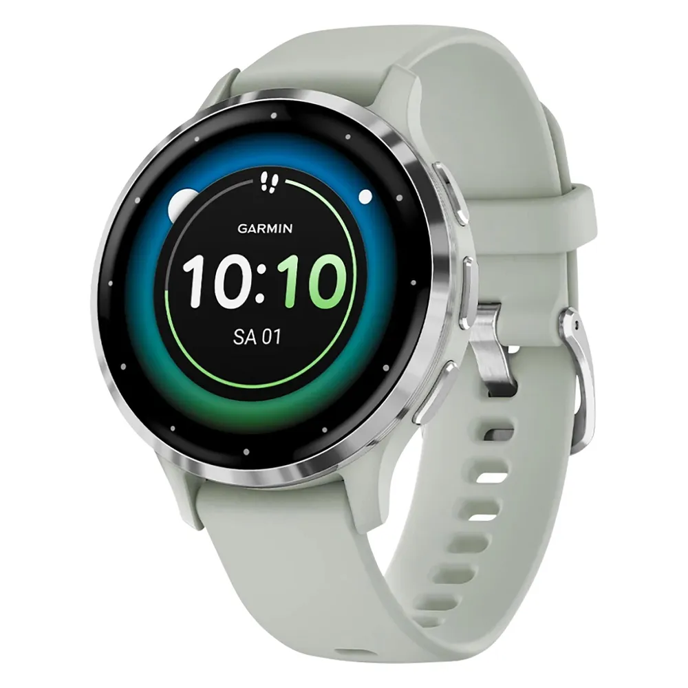 Garmin Venu 3S Silber/Grün