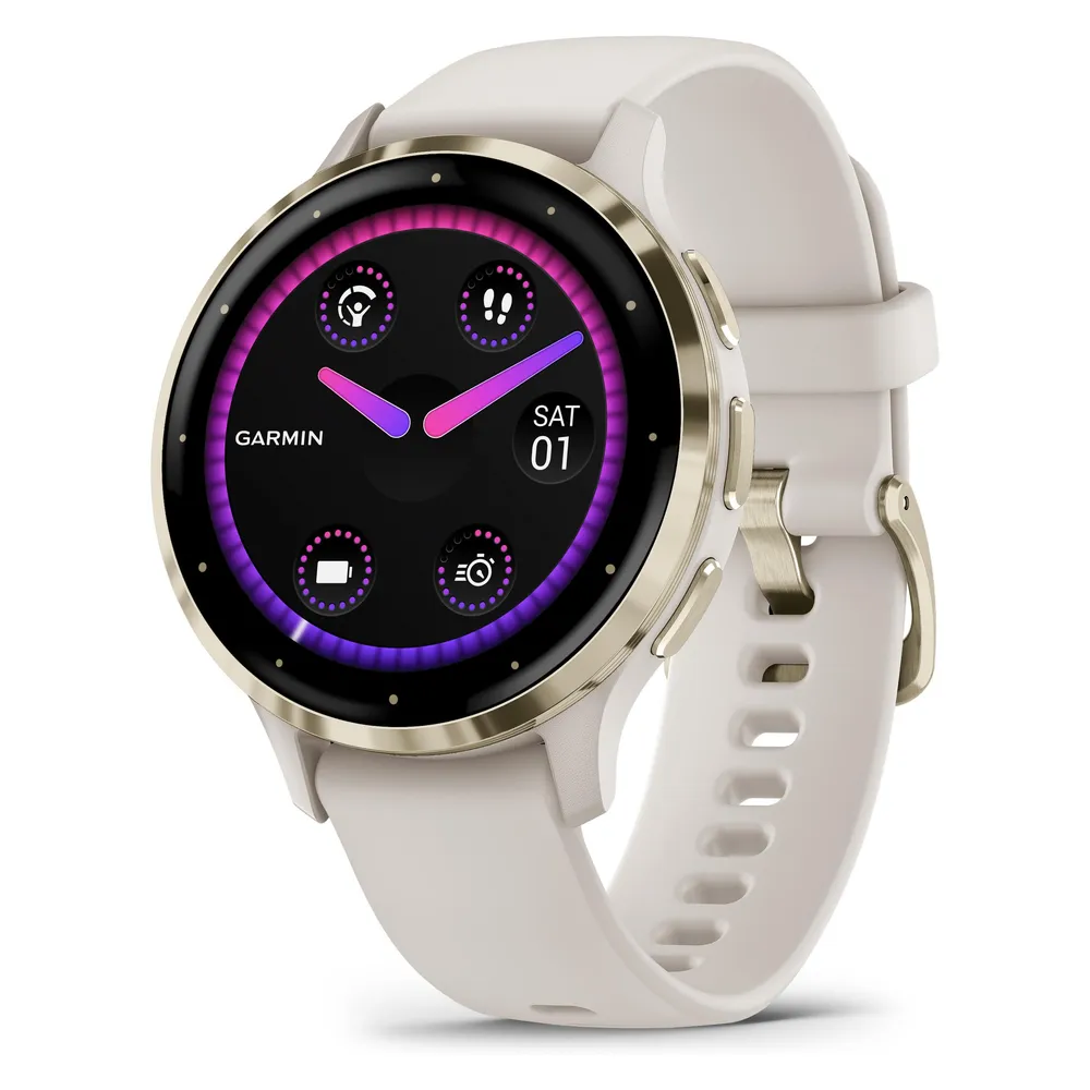 Garmin Venu 3S Gold/Weiß