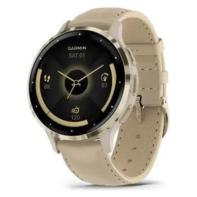 Garmin 010-02785-55 Bluetooth GPS 41mm AMOLED Gold Wasserdicht 5ATM SpO2