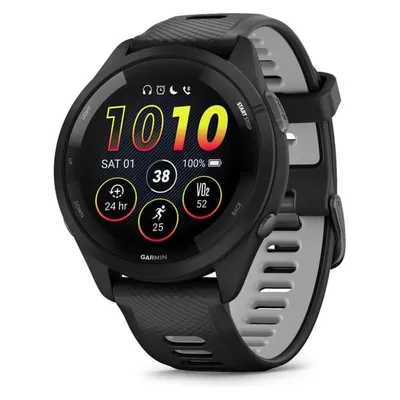 Garmin Forerunner 265 Bluetooth GPS 46mm Schwarz Einheitsgröße SpO2 Herzfrequenzmesser