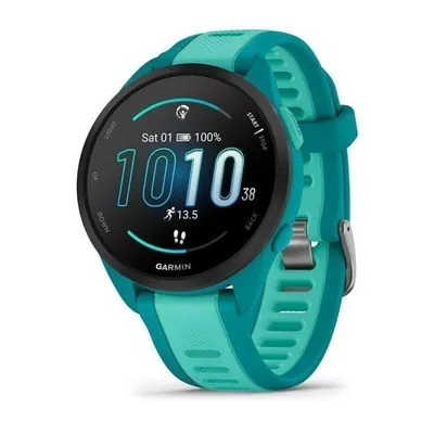 Garmin Forerunner 165 Music Bluetooth GPS 43mm AMOLED Türkis Wasserdicht 5ATM SpO2