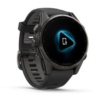 Garmin Fenix 8 Bluetooth WiFi GPS 43mm AMOLED Schwarz Einheitsgröße 10ATM SpO2