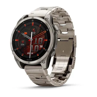 Garmin Fenix 8 GPS Bluetooth 47mm AMOLED Titan Wasserdicht 10ATM SpO2