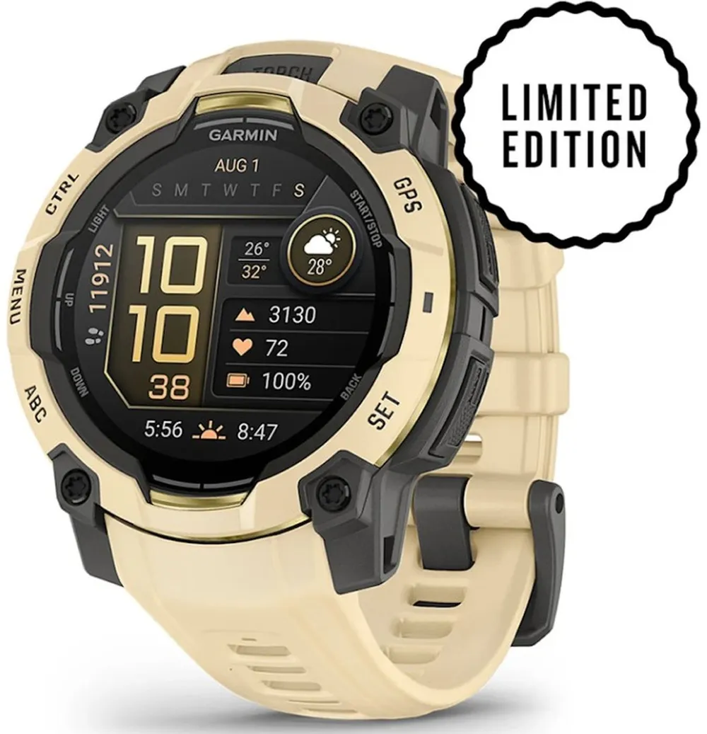 Garmin Instinct® 3 45mm AMOLED Grau Citrine
