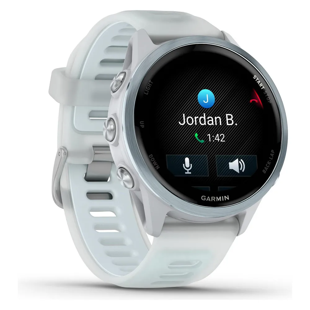 Garmin Forerunner 570 GPS Bluetooth 42mm AMOLED Weiss M 5ATM SpO2 Pulsmesser
