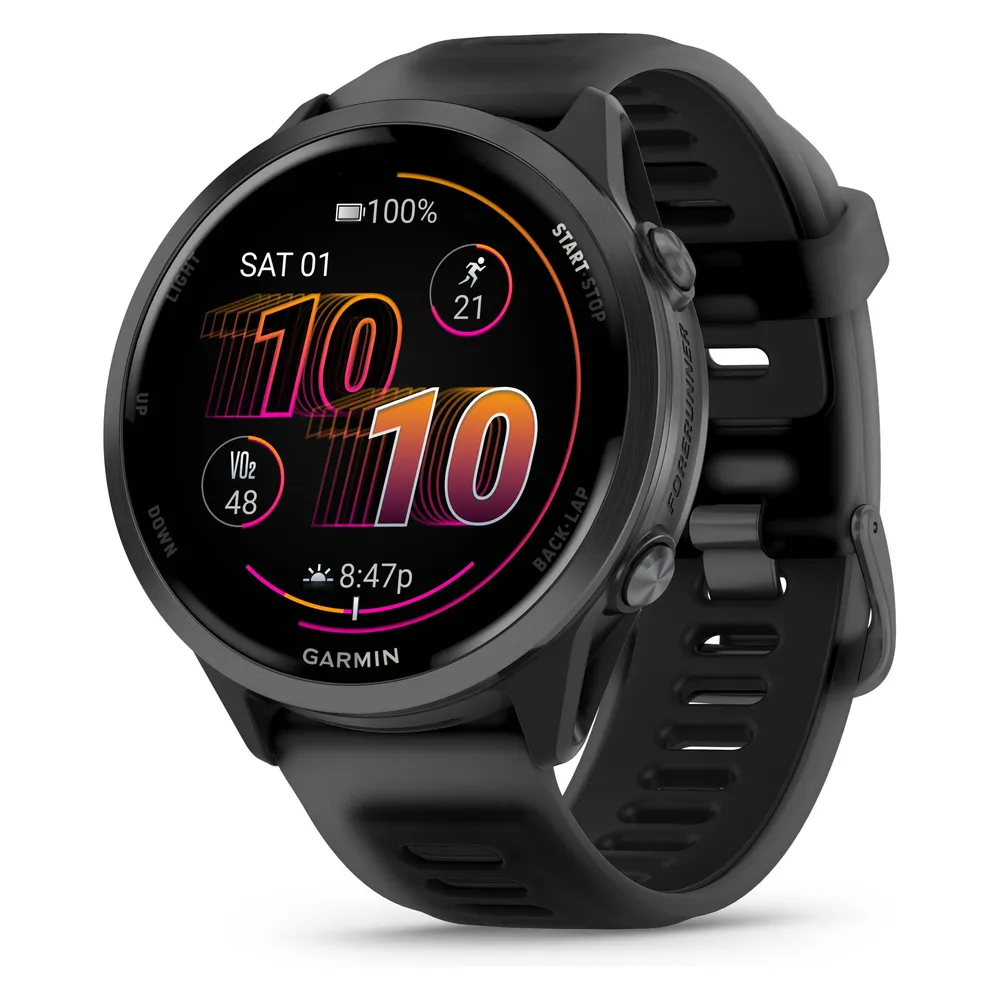 Garmin Forerunner 570 GPS Bluetooth 47mm AMOLED Schwarz Wasserdicht 5ATM SpO2