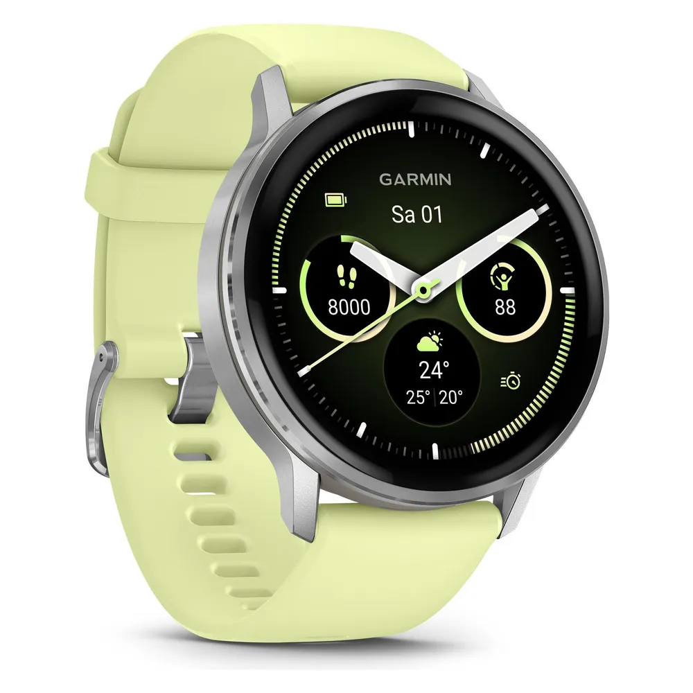 Garmin Venu 4 Silber/Gelb 45 mm
