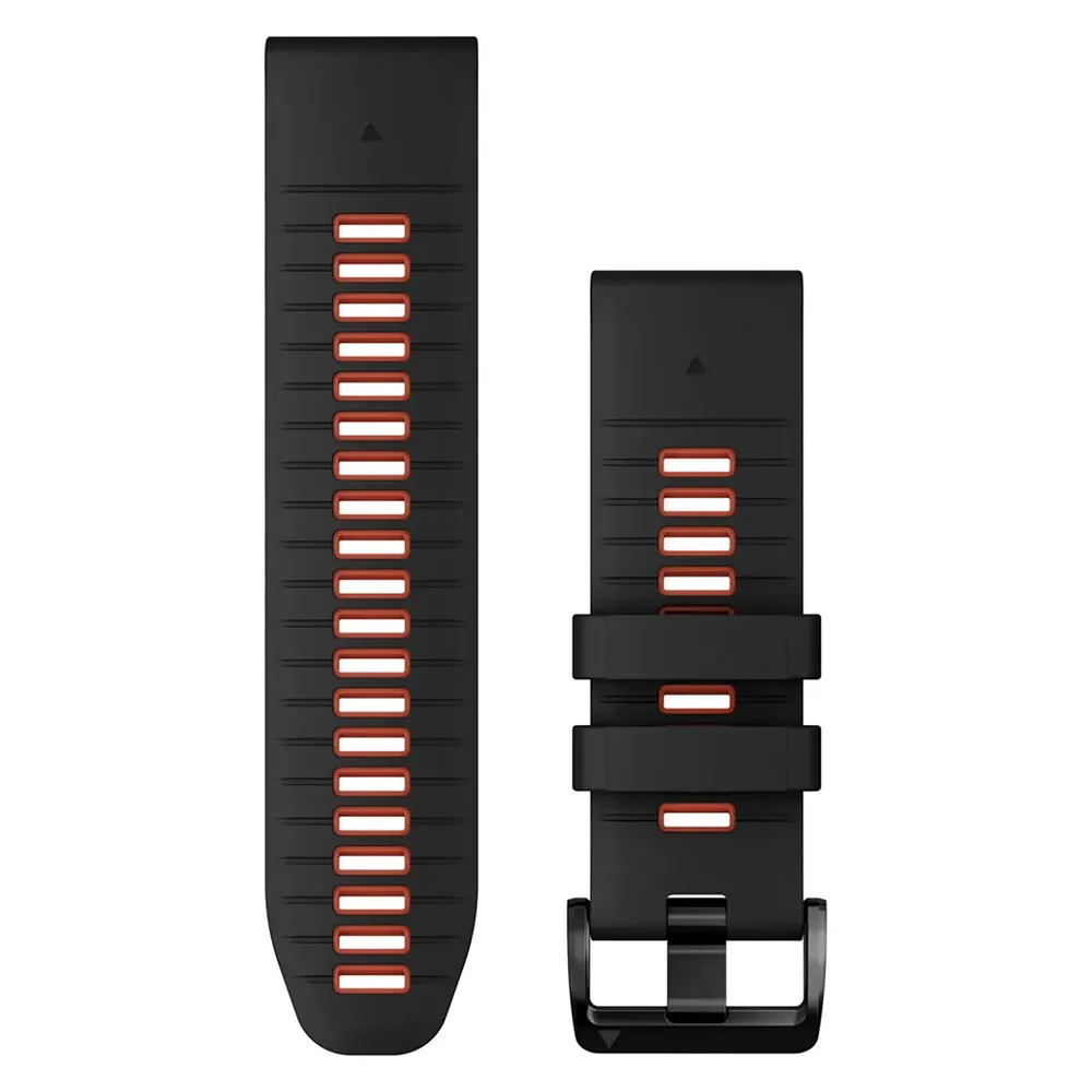 Garmin Silikonarmband, Quickfit, 26mm, black/red