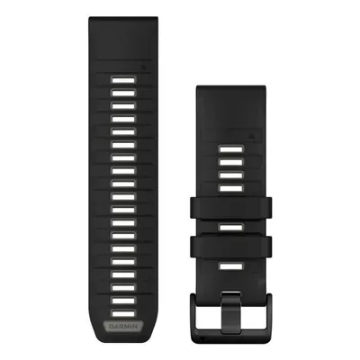 Armband Garmin QuickFit für Smartwatches, Schwarz/Grau, 26 mm, Silikon