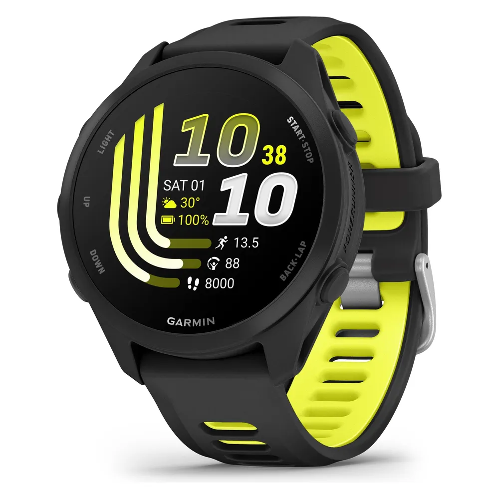 Garmin Forerunner 170 Music Bluetooth GPS 42mm Schwarz Einheitsgröße Wasserdicht 5ATM SpO2