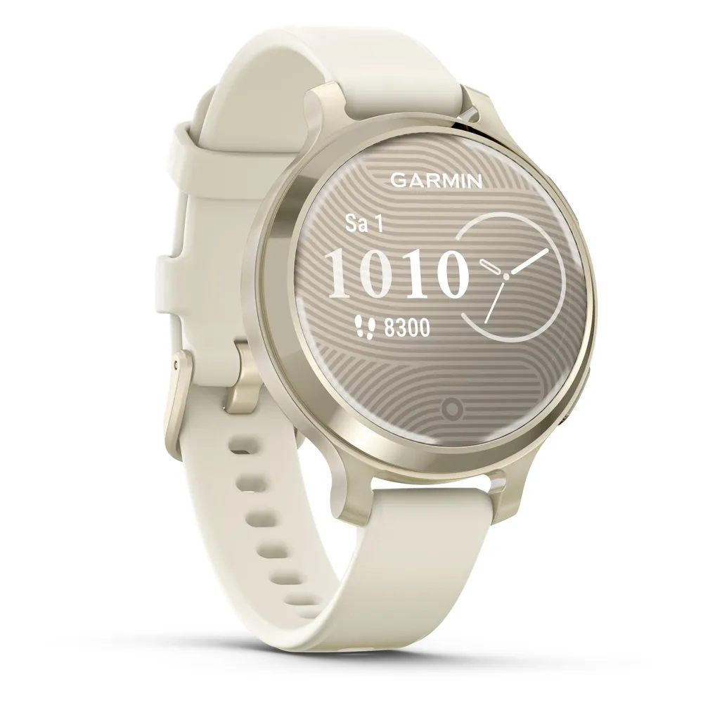 Lily 2 Active Lunargold mit Schnellwechsel-Silikon-Armband Smartwatch