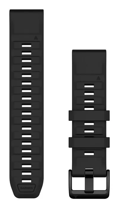 QuickFit-Armbänder (22 mm) Silikon, Schwarz
