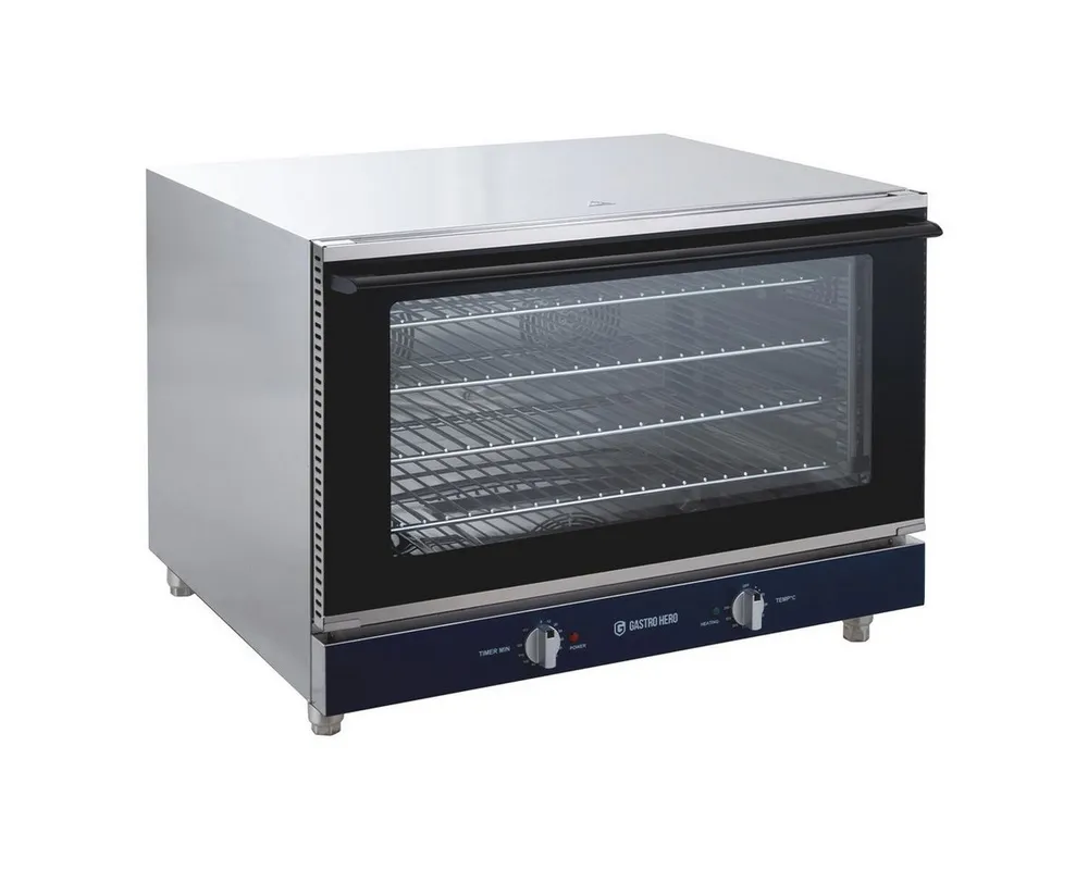 GastroHero Dampfbackofen Heißluftofen 4x GN 1/1 - Umluft Ofen aus Edelstahl - Profi Gastro Heißluftofen 4x GN 1/1 - Umluft Ofen aus Edelstahl - Profi Gastro