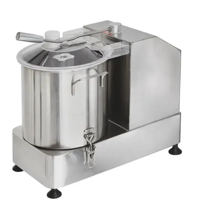 GastroHero Gemüsehacker Cutter 12 Liter leistungsstark Edelstahl Kutter Schneiden Zerkleinern, 2000 W