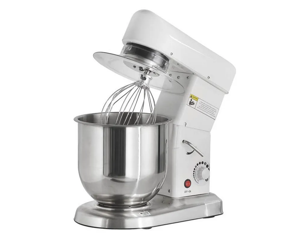 GastroHero Küchenmaschine Planetenrührwerk 7 Liter – stufenlos regelbar - Teigknetmaschine, 500 W, 7 l Schüssel