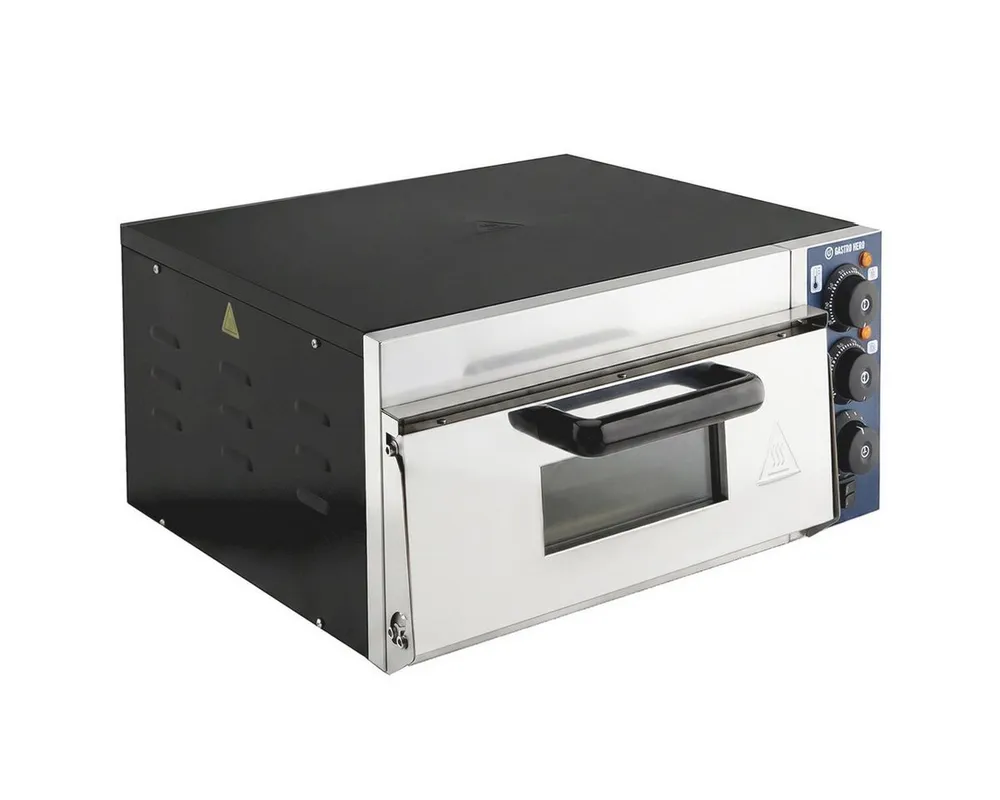 GastroHero Pizzaofen Pizzaofen Basic 35 2 kW 35 cm Edelstahl Pizzaofen